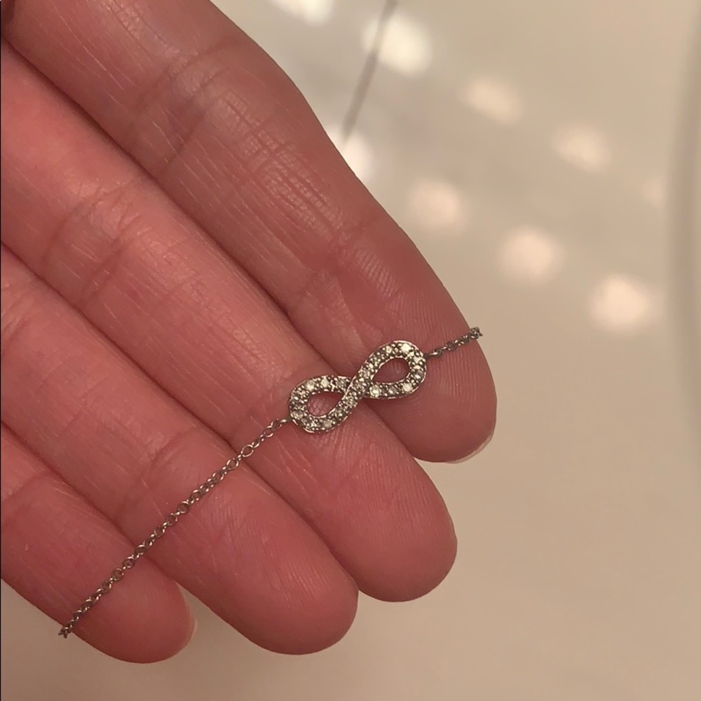 Diamond Infinity Necklace - image 1